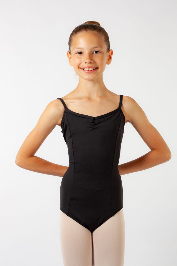 Justaucorps fille fines bretelles ajustables ES1001C Capezio noir