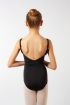 Justaucorps fille fines bretelles ajustables ES1001C Capezio noir