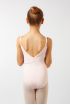 Justaucorps fille fines bretelles ajustables ES1001C Capezio rose