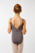 Girls' leotard with thin adjustable straps ES1001C Capezio grey