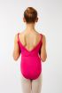 Girls' leotard with thin adjustable straps ES1001C Capezio mulberry