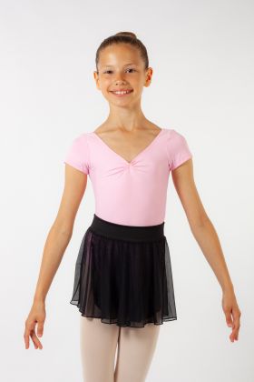 Black ES2007C Capezio Slip-On Skirt