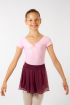 Burgundy ES2007C Capezio Slip-On Skirt