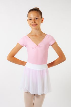 White ES2007C Capezio Slip-On Skirt