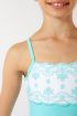 Justaucorps fille Eterna Wear Moi pacific et blanc