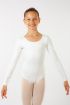 Bloch long sleeve leotard light white CL5409