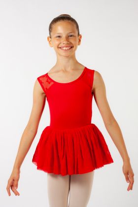 Children's tutu dress F12428C Capezio red