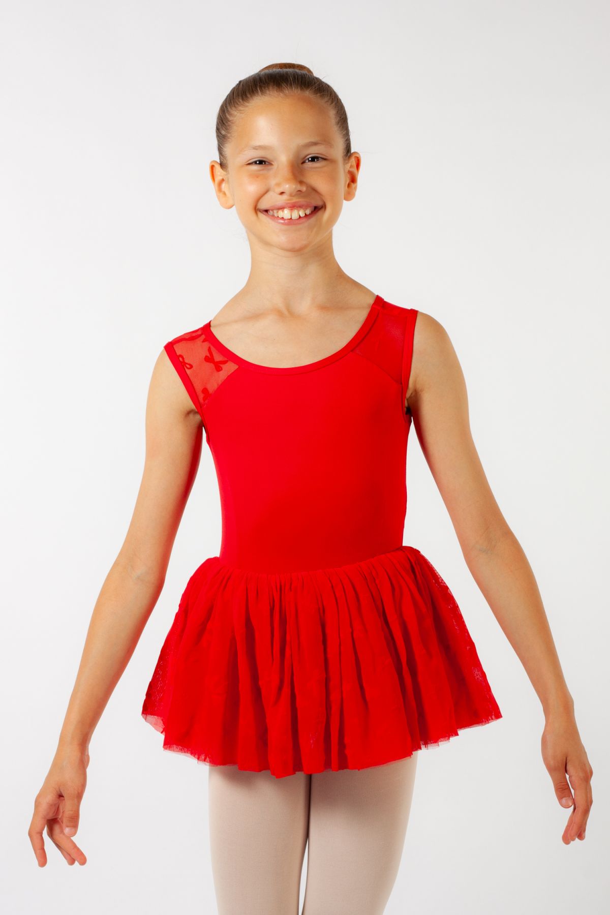 Children's tutu dress F12428C Capezio red