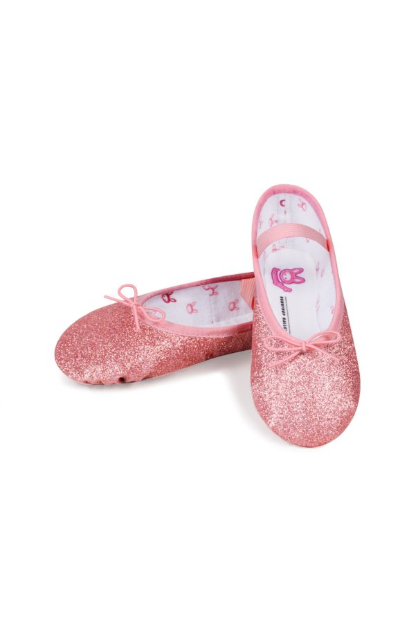 Demi-pointes Bloch paillettées rose 