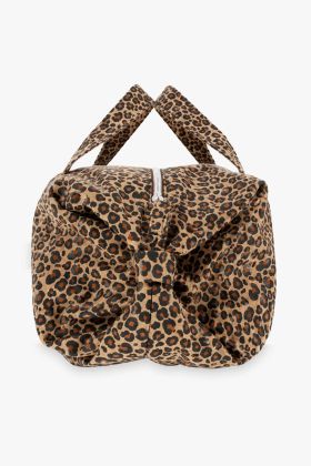 Sac polochon à bandoulière Repetto leopard