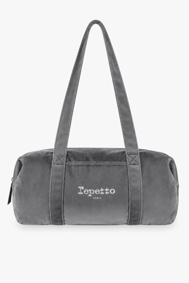 Grand sac polochon velours Repetto B0233V gris