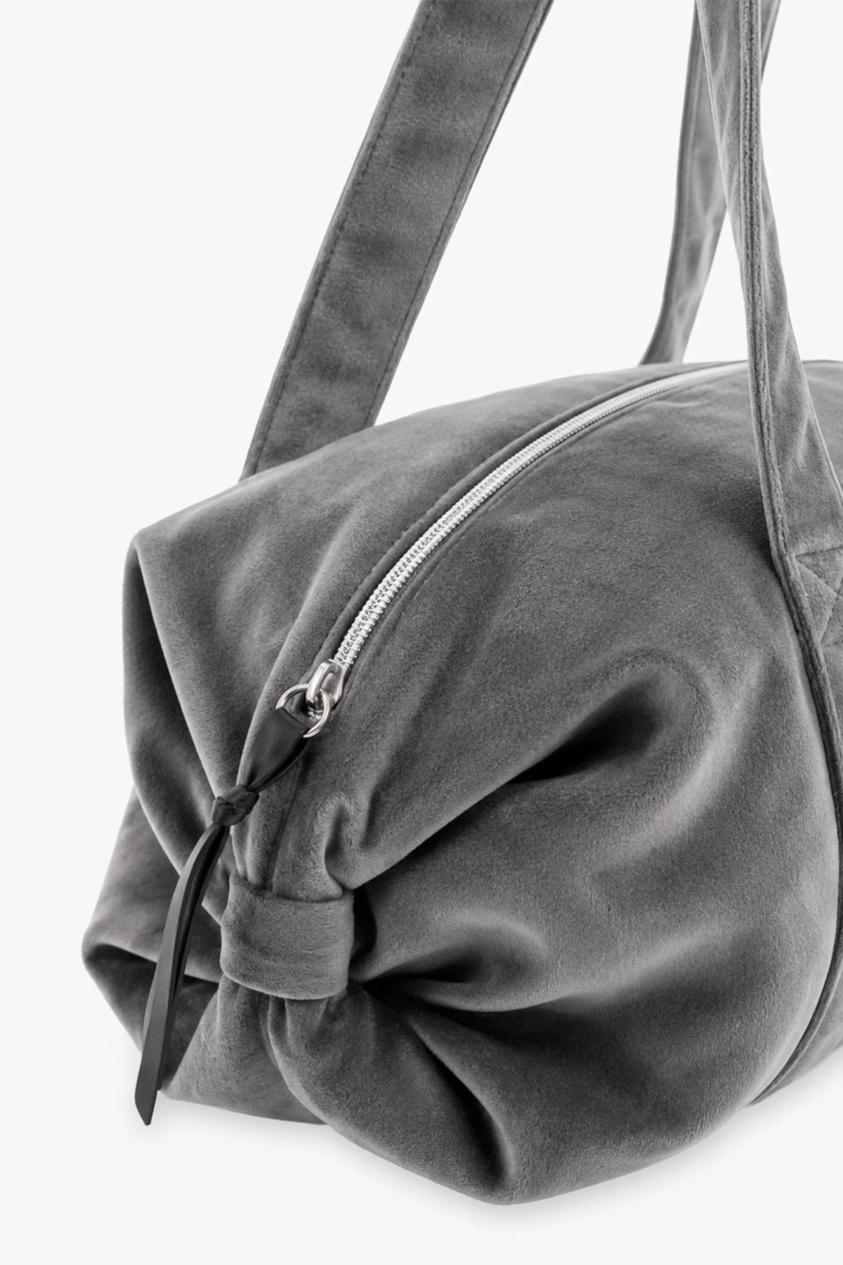 Grand sac polochon velours Repetto B0233V gris