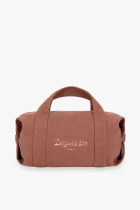 Sac polochon à bandoulière Repetto B0390T moka