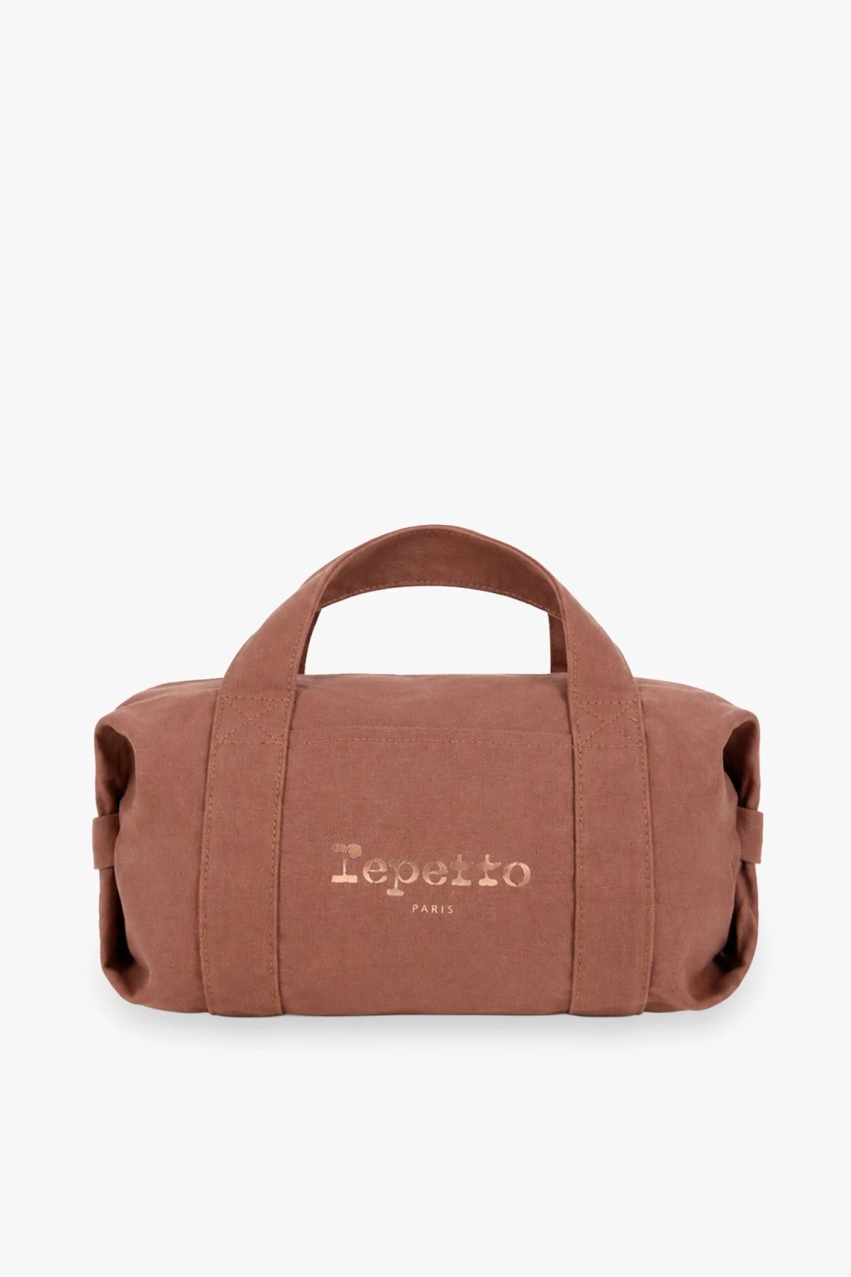 Sac polochon à bandoulière Repetto B0390T moka