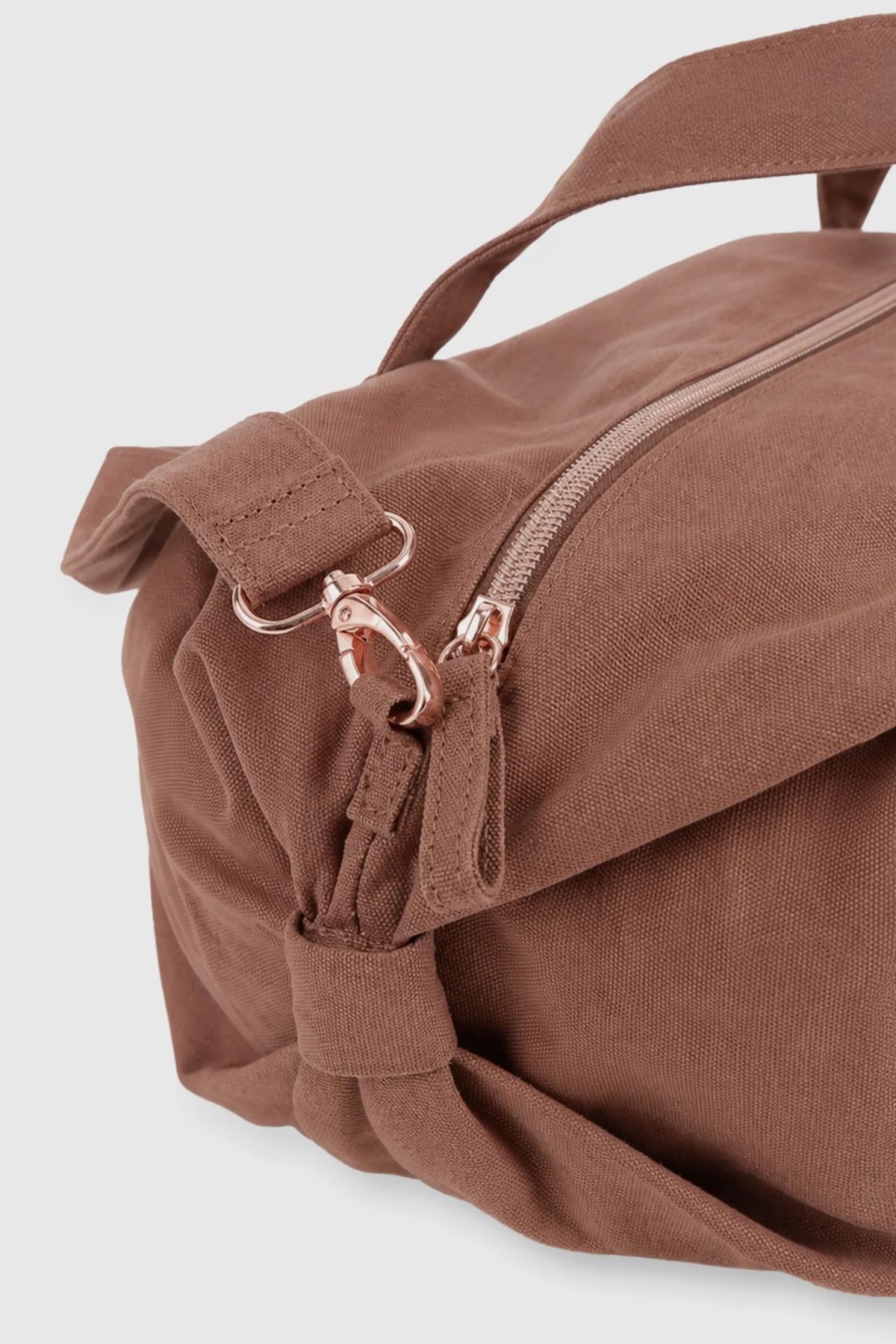 Sac polochon à bandoulière Repetto B0390T moka