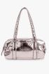 Sac polochon en nylon cuivré Repetto B0232NB rose