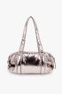 Sac polochon en nylon cuivré Repetto B0232NB rose