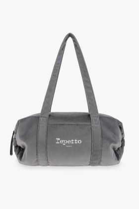 Sac polochon en velours Repetto B0232V gris