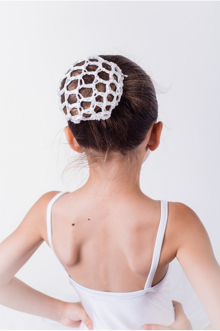 Sansha White Ballet Bun Holder Mademoiselle Danse