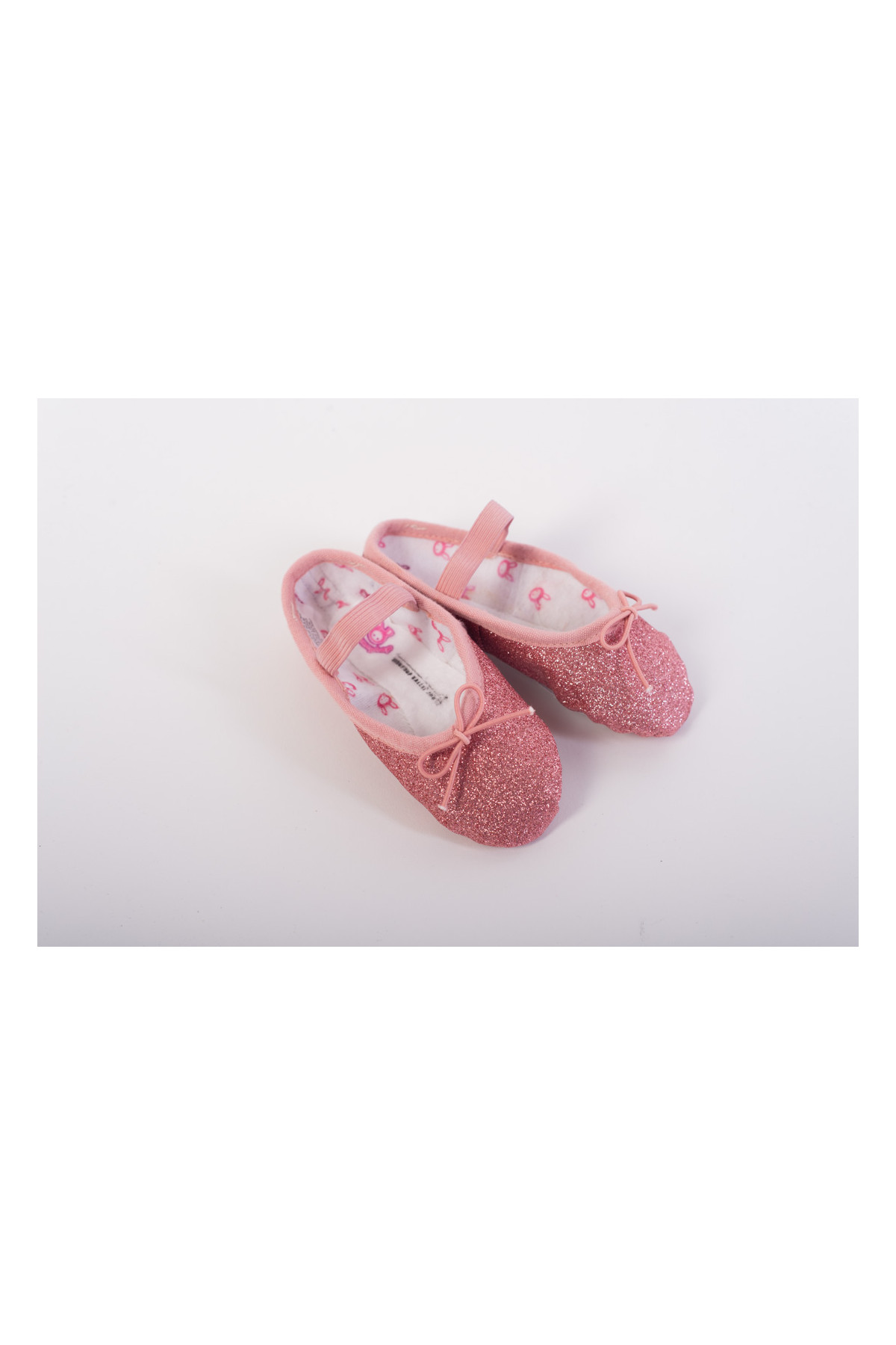 Bloch pink glitterdust ballet slipper