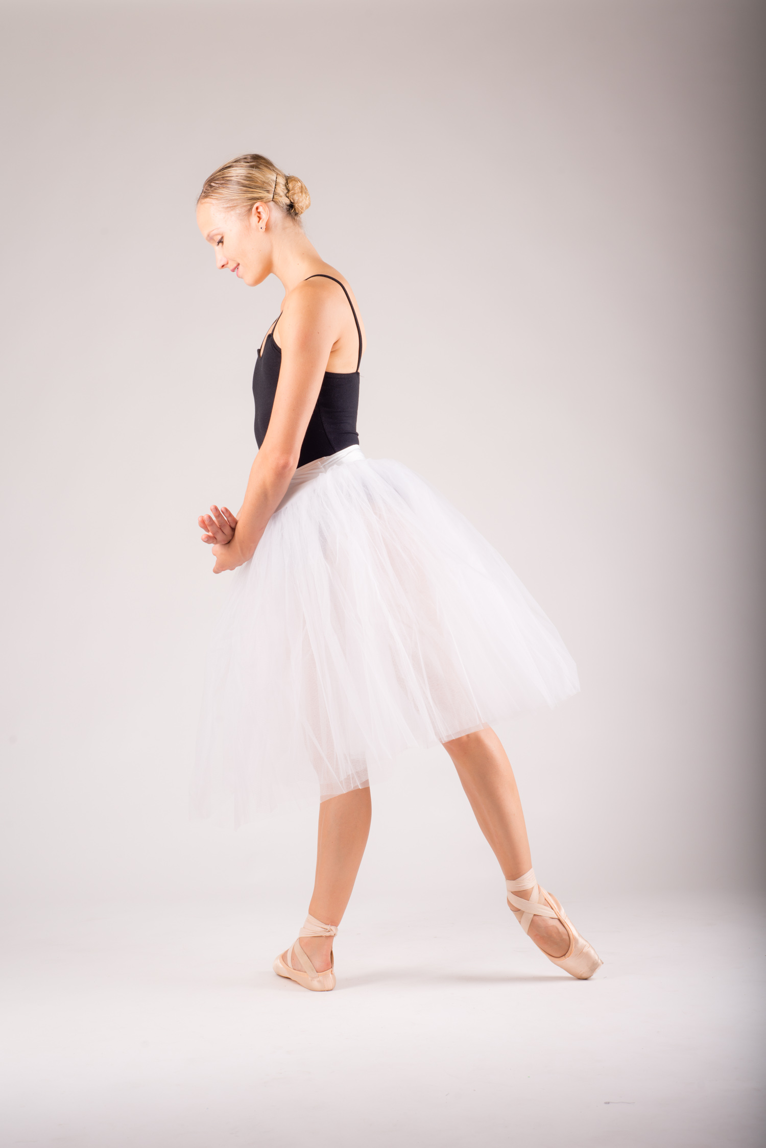 AshopZ Jupe tutu en tulle de ballet élastique classique à 3