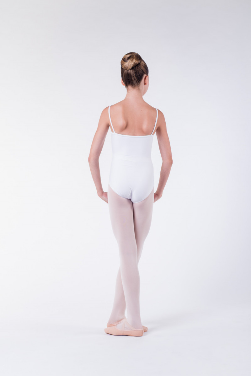 Wear Moi Diane white ballet leotard