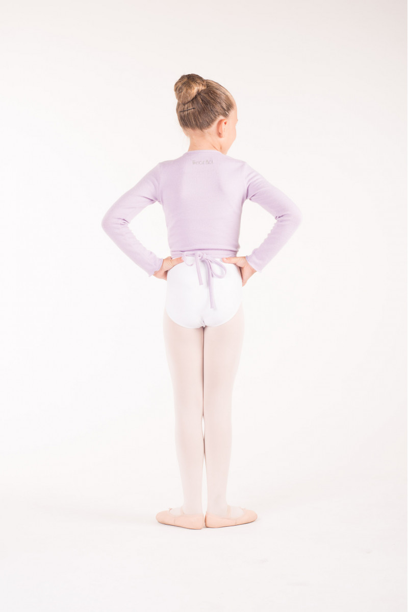 Cache-cœur enfant Wear Moi Menuet lilac