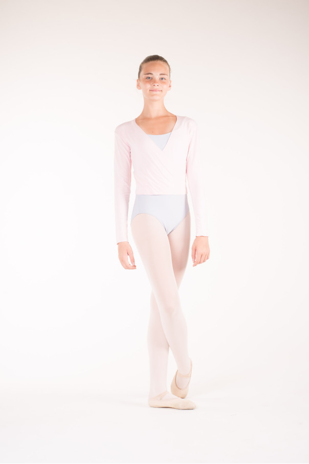 Temps Danse pink wrap over top