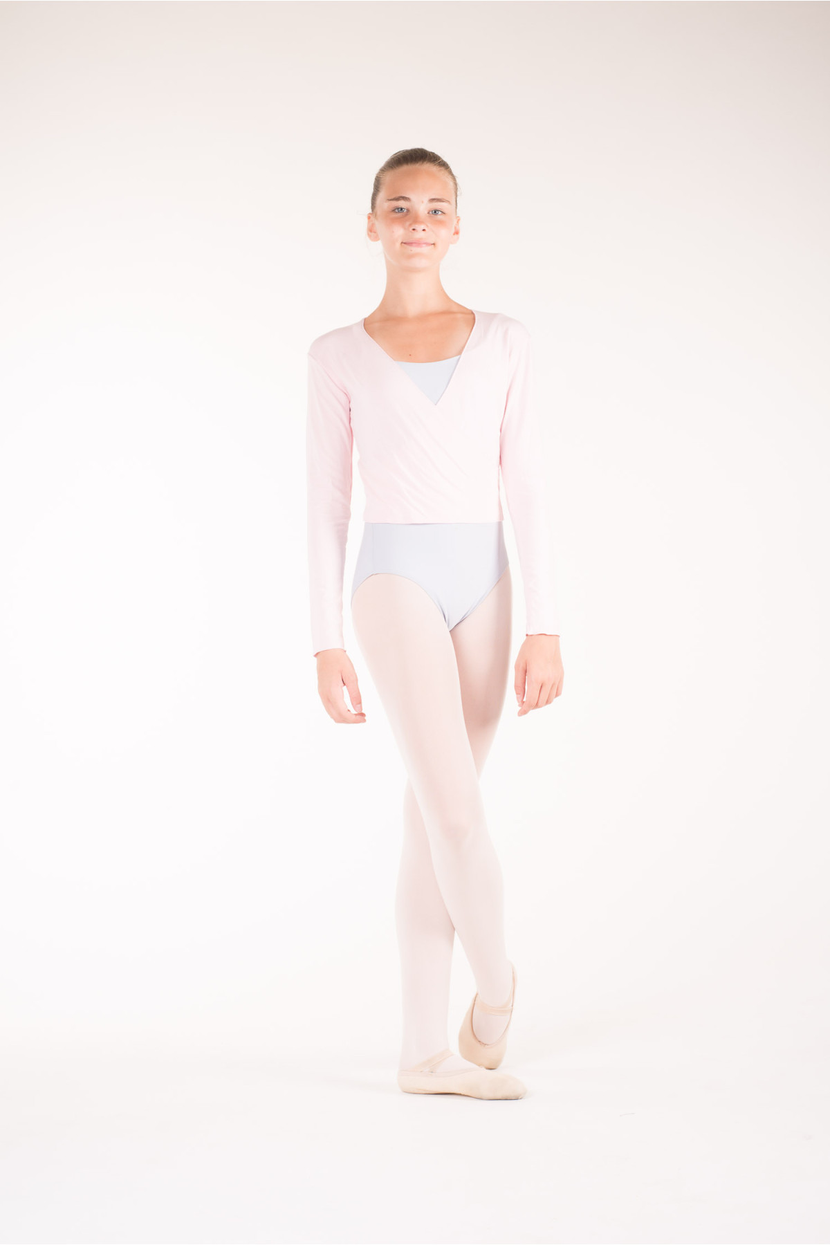 Temps Danse pink wrap over top