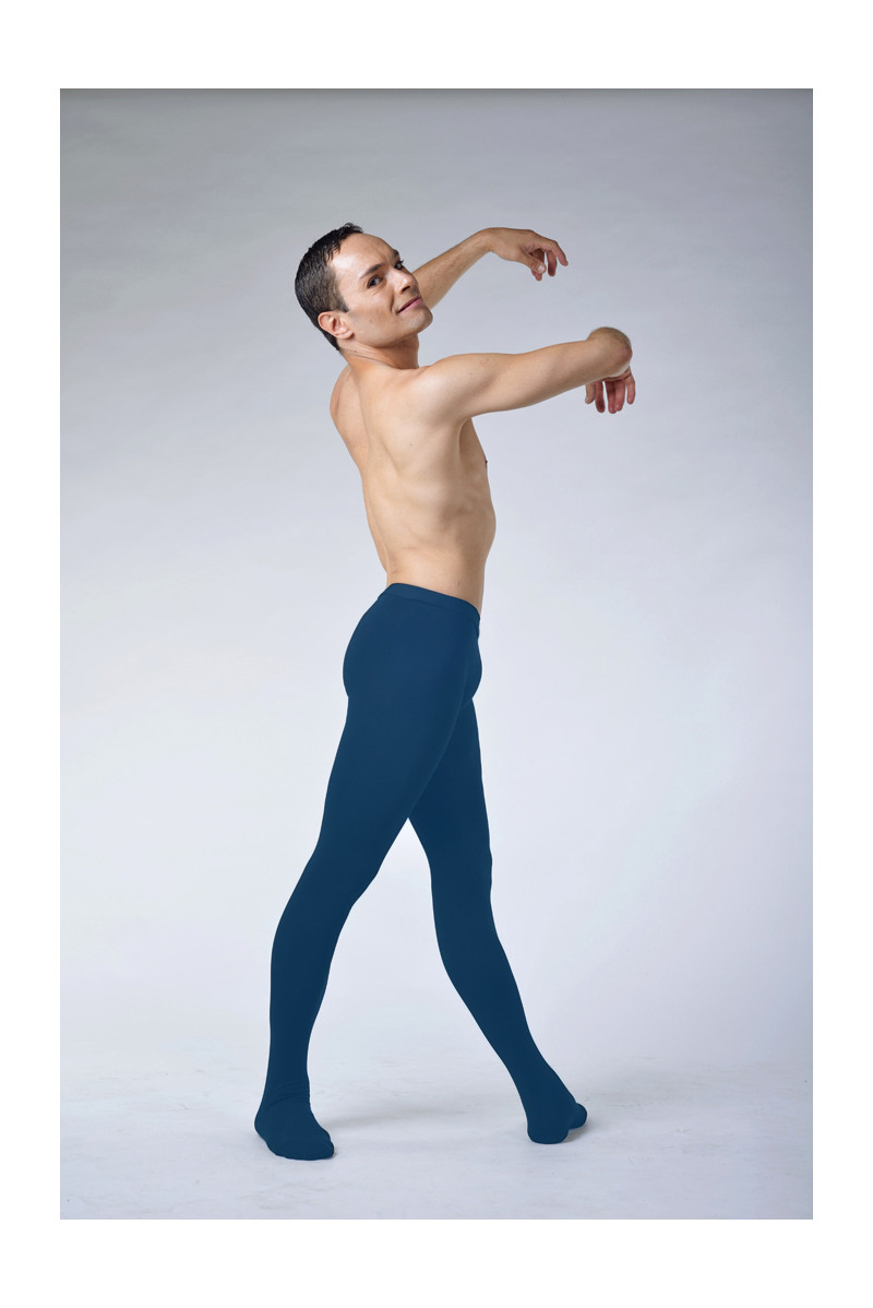 Ballet Rosa Vincent blue cotton tights