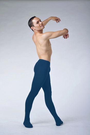 Ballet Rosa Vincent blue cotton tights