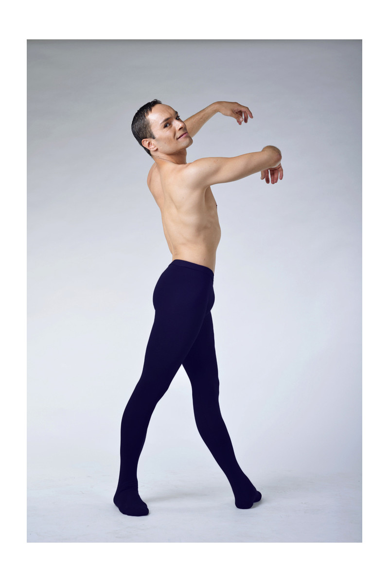 Collants homme Ballet Rosa Vincent CL marine Mademoiselle Danse