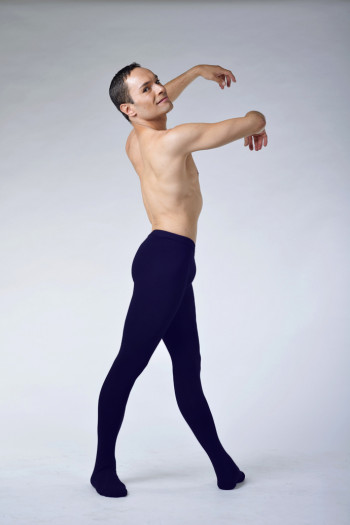 Ballet Rosa Vincent navy cotton tights