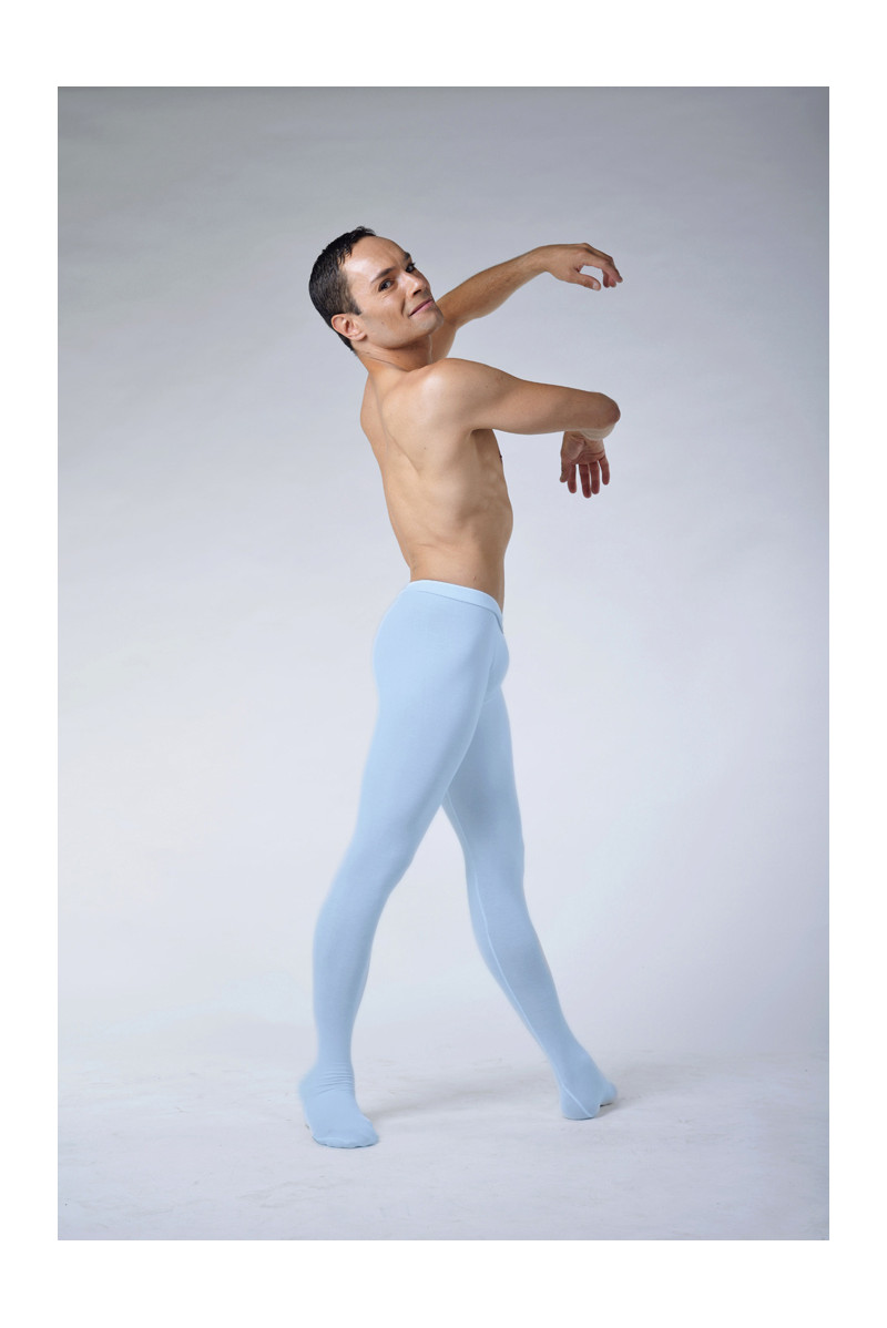 Ballet Rosa Vincent cotton light blue tights