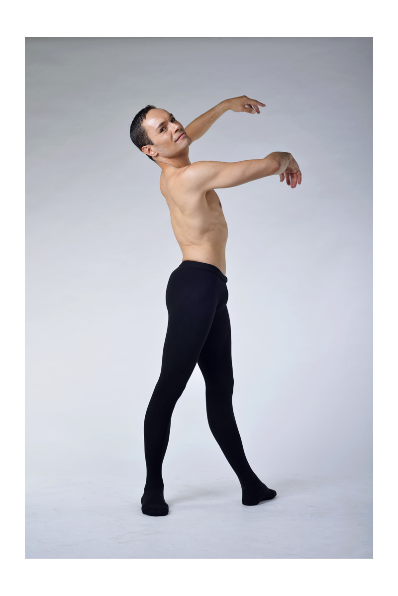 Ballet Rosa Vincent microfiber black tights