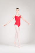 Wear Moi Abbie Red child leotard