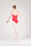 Wear Moi Abbie Red child leotard